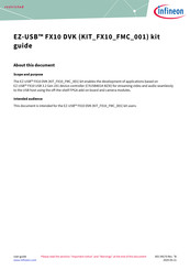 Infineon Technologies KIT FX10 FMC 001 Kit Manual