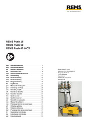 Rems Push 25 Instruction Manual