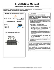 Hearth & Home STM18-N Installation Manual