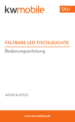 kwmobile 40590 Operating Instructions Manual