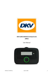 DKV BOX EUROPE On Board Unit User Manual