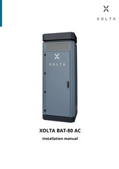 XOLTA BAT-80 AC Installation Manual