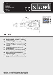Scheppach AB1900 Translation Of The Original Operating Instructions