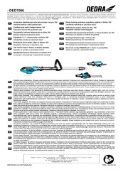 DEDRA DED7096 Instruction Manual And Guarantee