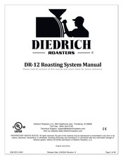 Diedrich Roasters DR-12 Manual