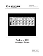Pittway NOTIFIER System 5000 Installation Manual