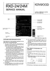Kenwood RXD-24M Service Manual