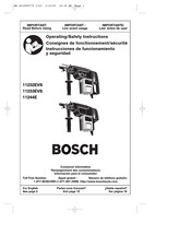 Bosch 11233EVS Operating/Safety Instructions Manual