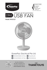 PowerPac PPUF227 Manual