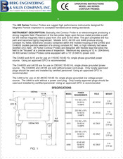Parker DA400 Operating Instructions