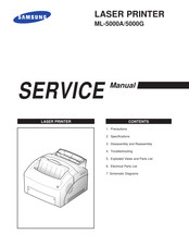 Samsung ML-5000A Service Manual