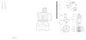 Moulinex DOUBLE FORCE FP827 Manual