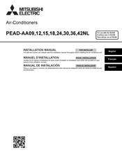 Mitsubishi Electric PEAD-AA42NL Installation Manual