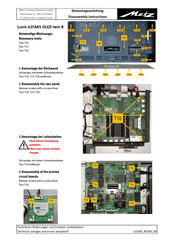 Metz Lunis 42FA85 OLED twin R Disassembly Instructions