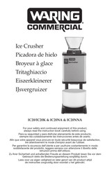 Waring IC20NA Manual