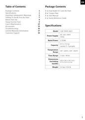 Cosori CAF-R903-AEU Manual