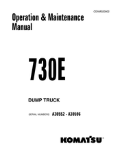 Komatsu 730E Operation & Maintenance Manual