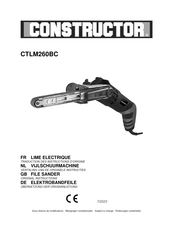 Constructor CTLM260BC Original Instructions Manual