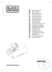 Black & Decker BXMC400E Instructions For Use Manual