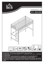 HOMCOM 831-964V80 Manual