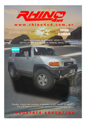 RHINO 4x4 BUMPER EVO 2 Installation Instruction
