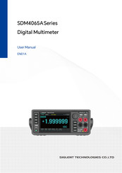 SIGLENT TECHNOLOGIES SDM4065A-SC User Manual
