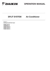 Daikin FDMA140AV1A Operating Manual
