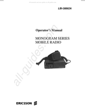 Ericsson Monogram Series Operator's Manual