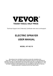 VEVOR KF-16C-70 Original Instruction