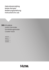 ETNA AD571 Series Instructions For Use Manual