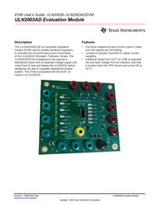 Texas Instruments ULN2003ADEVM User Manual