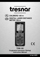 tresnar TDM-100 Instruction Manual