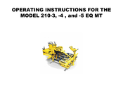 E-Z DRILL 210-3 EQ MT Operating Instructions Manual