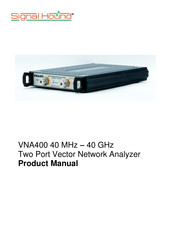 Signal Hound VNA400 Product Manual