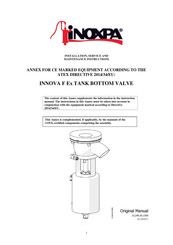 INOXPA INNOVA F Ex Installation, Service And Maintenance Instructions