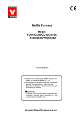 Yamato FO510C Manual