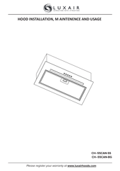 Luxair CH--55CAN-BG Installation And Usage
