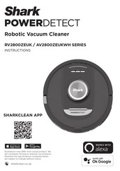 Shark POWERDETECT RV2800ZEUK Series Instructions Manual
