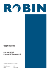 Robin ProLine SIP Compact HD User Manual
