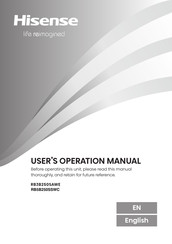 Hisense RB3B250SAWE User's Operation Manual
