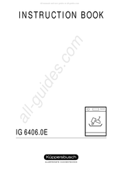 Kuppersbusch IG 6406.0E Instruction Book