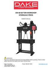Laguna Tools DAKE EM-60 Owner's Manual