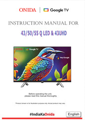 Onida QZ50UIF Instruction Manual