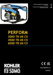 Kohler SDMO PERFORM 3000 TB UK C5 Instruction And Maintenance Manual