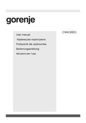Gorenje CM4G8BG User Manual