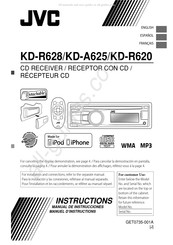 JVC KD-R620 Instructions Manual