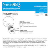 Lutron Electronics RadioRA3 Installation Instructions Manual