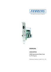 Meinberg GNS183PEX Manual