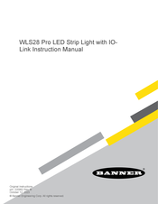 Banner WLS28 Pro LED Instruction Manual