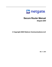 Rubicon Netgate 8200 Manual